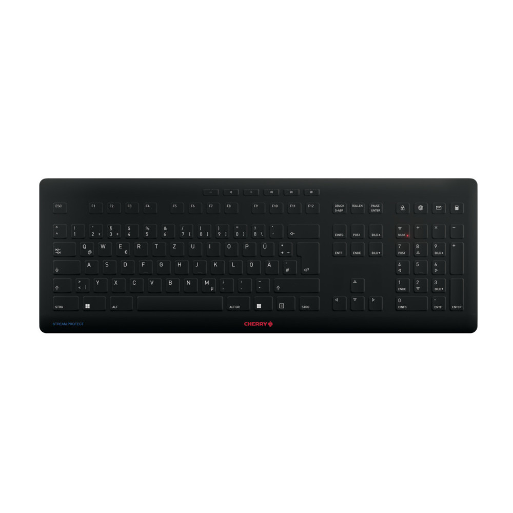 Keyboard Cherry Stream Clelos Schwarz (DE) (JK-8552DE-2) Keyboard Cherry Stream Clelos Schwarz (DE) (JK-8552DE-2)