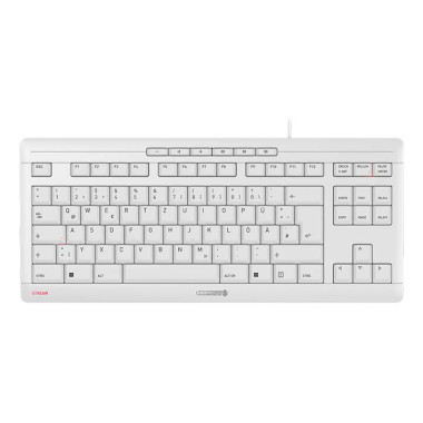 Keyboard Cherry STREAM KEYBOARD TKL (JK-8600DE-0) - USB - Wei