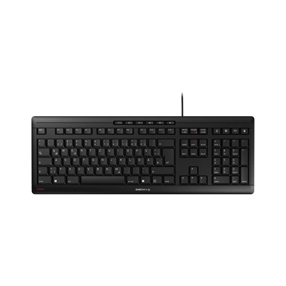 Keyboard Cherry STREAM schwarz DE (JK-8500DE-2)