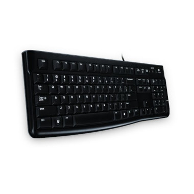 Keyboard Logitech K120 black USB (DE) (920-002489)