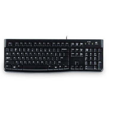 Keyboard Logitech K120 black USB (DE) (920-002489)