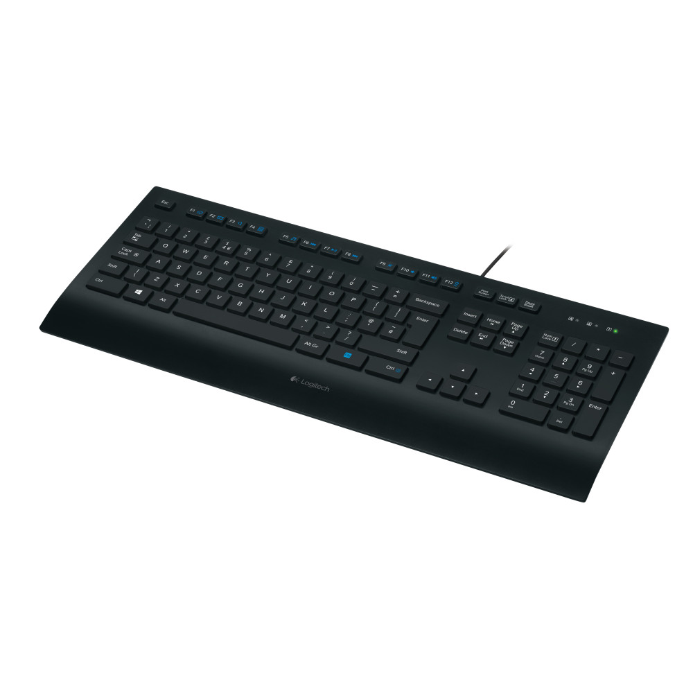 Keyboard Logitech K280E Pro Business - Clegebunden- Schwarz (US) (920-005217)