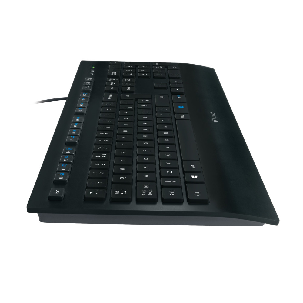 Keyboard Logitech K280E Pro Business - Clegebunden- Schwarz (US) (920-005217)