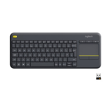 Keyboard Logitech K400 - Mini - Clelos- Schwarz (US) (920-007145)