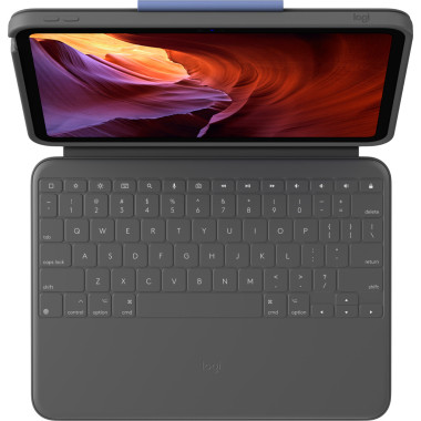 Keyboard Logitech Rugged Folio Deutsch  Apple iPad (10th gen) (920-011200)