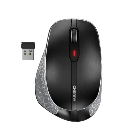 Mouse Cherry MW 8C ERGO - (JW-8600)- ergonomisch - optisch - 6 Tasten - Clelos - 2.4 GHz