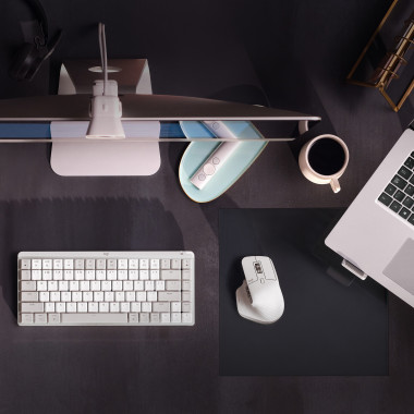 Mouse Logitech MX Master 3S for Mac rechts Bluetooth Silber - Wei (910-006572)