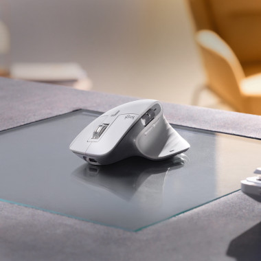 Mouse Logitech MX Master 3S for Mac rechts Bluetooth Silber - Wei (910-006572)