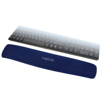 LogiLink Tastatur Gel Handballenauflage, blau ID0045