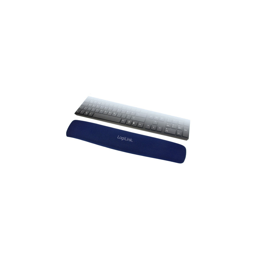 LogiLink Tastatur Gel Handballenauflage, blau ID0045 LogiLink Tastatur Gel Handballenauflage, blau ID0045