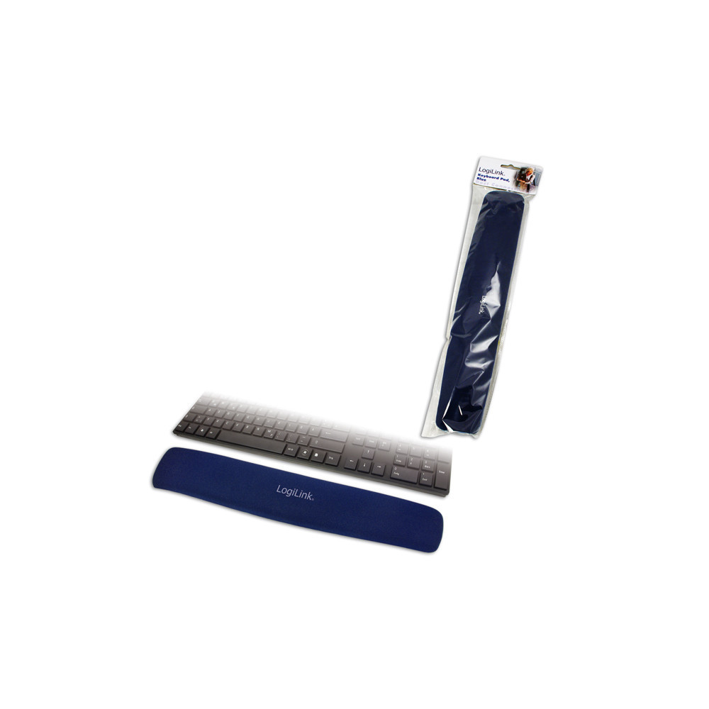 LogiLink Tastatur Gel Handballenauflage, blau ID0045