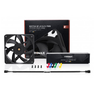 Boierlter Noctua chromax NF-A12x15 PWM.black.swap NF-A12X15 PWM CH.BK.
