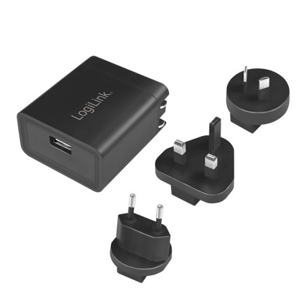 Logilink USB Travel Charger black PA0187