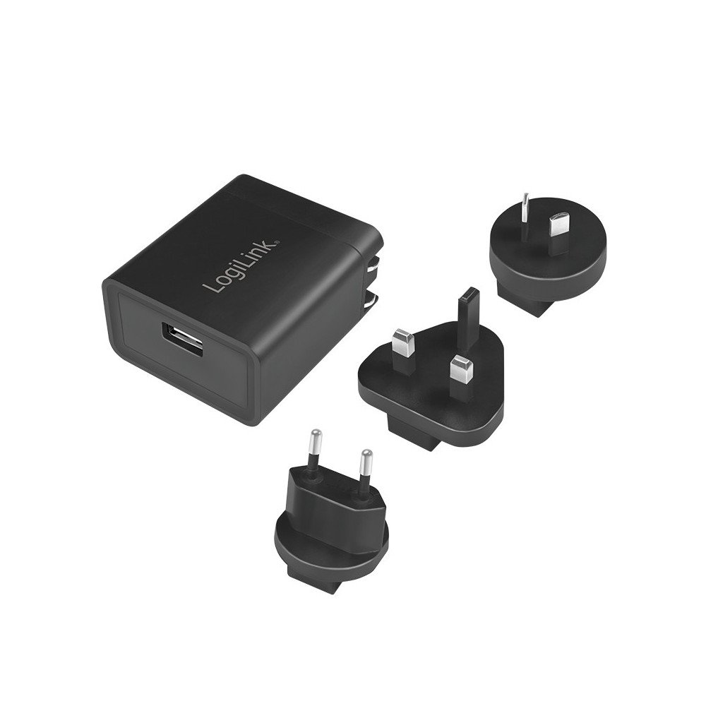 Logilink USB Travel Charger black PA0187 Logilink USB Travel Charger black PA0187