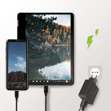 LogiLink Steckdosenadapter 1x USB 1x USB-C - PA0220