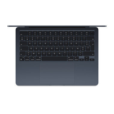 Apple MacBook Air - M3 - M3 10-core GPU - 16 Go RAM - 512 Go SSD - 13.6" IPS 2560 x 1664 (WQXGA) - Wi-Fi 6E, Bluetooth - noir