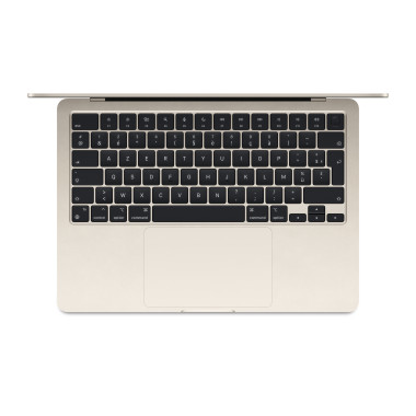 Apple MacBook Air - M3 - M3 10-core GPU - 16 Go RAM - 512 Go SSD - 13.6" IPS 2560 x 1664 (WQXGA) - Wi-Fi 6E, Bluetooth - lumi