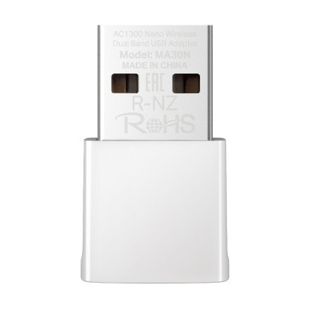 MERWI045721 MA30N USB WiFi AC1300 400 Mbps à 2,4 GHz + 867 Mbps à 5 GHz Antennes internes USB 2.0
