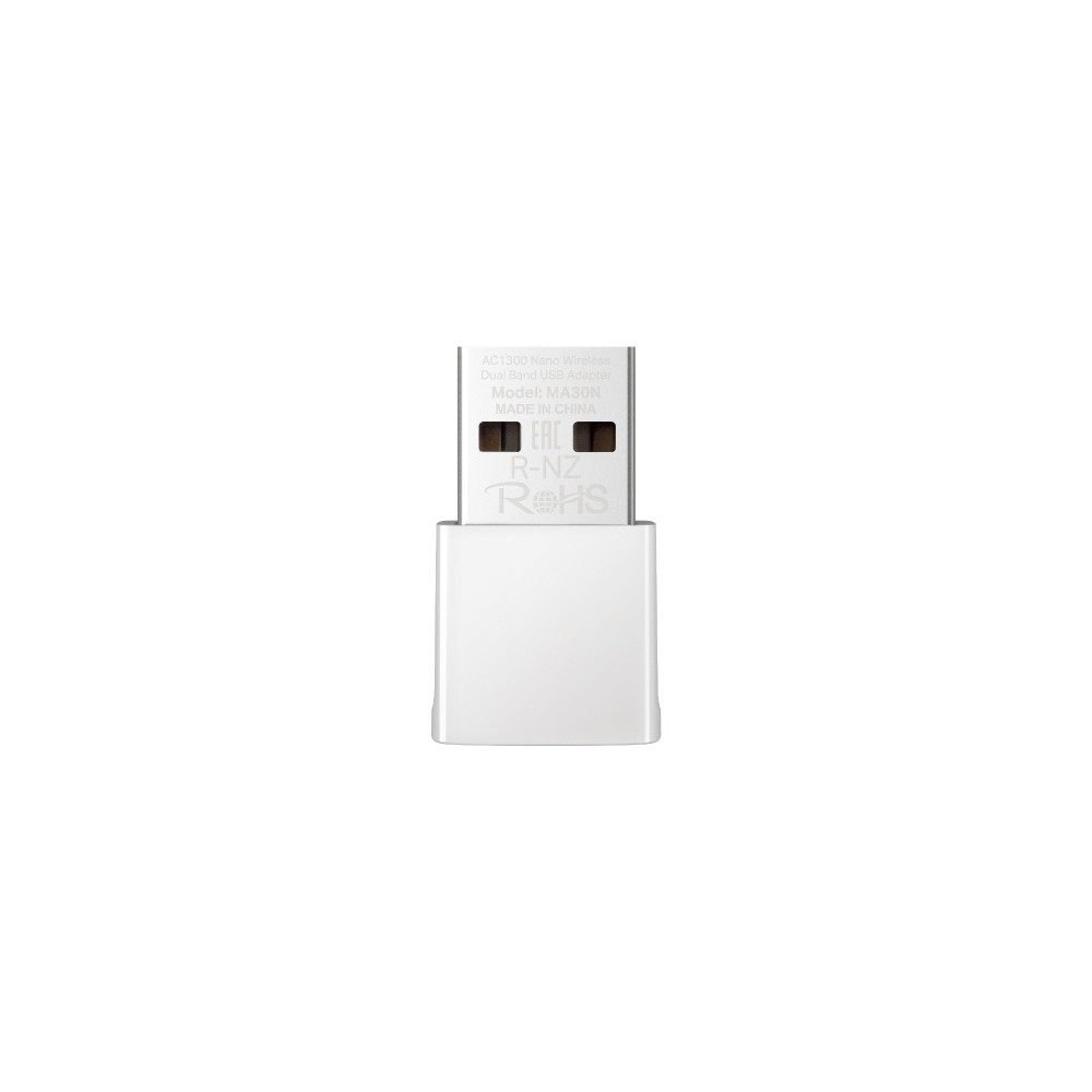 MERWI045721 MA30N USB WiFi AC1300 400 Mbps à 2,4 GHz + 867 Mbps à 5 GHz Antennes internes USB 2.0