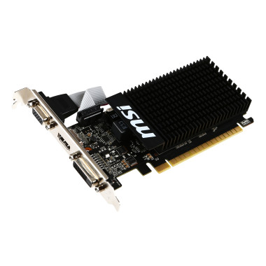 Carte Graphique - MSICV025445 MSI GT710 LP 2Go DDR3 PCI E 2.0 HDMI DVI VGA