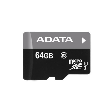 ADAMF021833 64GB CL10 UHS1 Micro SD + Adap SD
