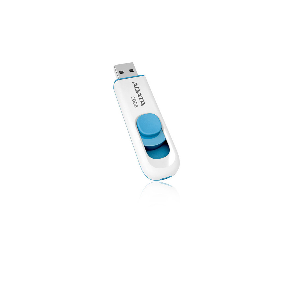 ADADF015867 Adata C008 bleu 32Gb USB2 Blanc Bleu ADADF015867 Adata C008 bleu 32Gb USB2 Blanc Bleu