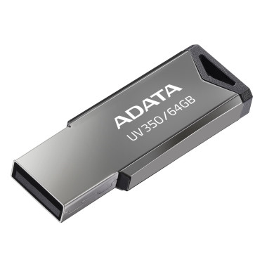 ADADF035049 ADATA Clé USB UV350 64GB USB3.2 Gris Métalisé