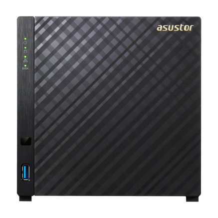 ASTBT032802 AS3204T v2 NAS 4 baies SATA 1.6 2.24GHz Qcore 2Go 2LAN Gb USB3.1