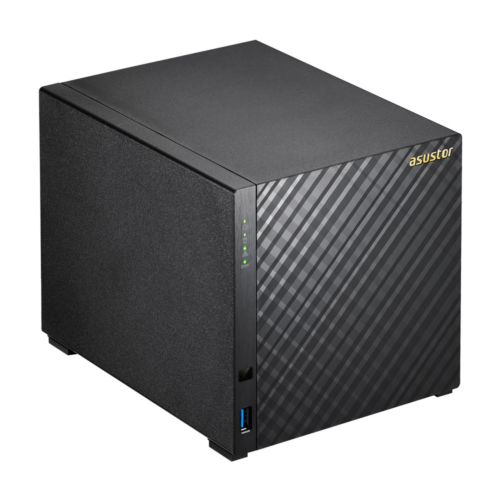 ASTBT032802 AS3204T v2 NAS 4 baies SATA 1.6 2.24GHz Qcore 2Go 2LAN Gb USB3.1