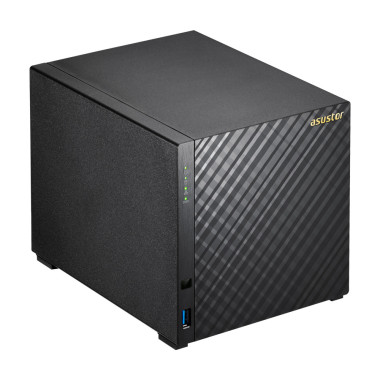 ASTBT032802 AS3204T v2 NAS 4 baies SATA 1.6 2.24GHz Qcore 2Go 2LAN Gb USB3.1