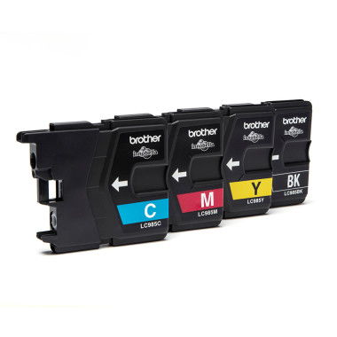 BROCO015401 Encre Brother Multipack LC985 Black + 3 couleurs
