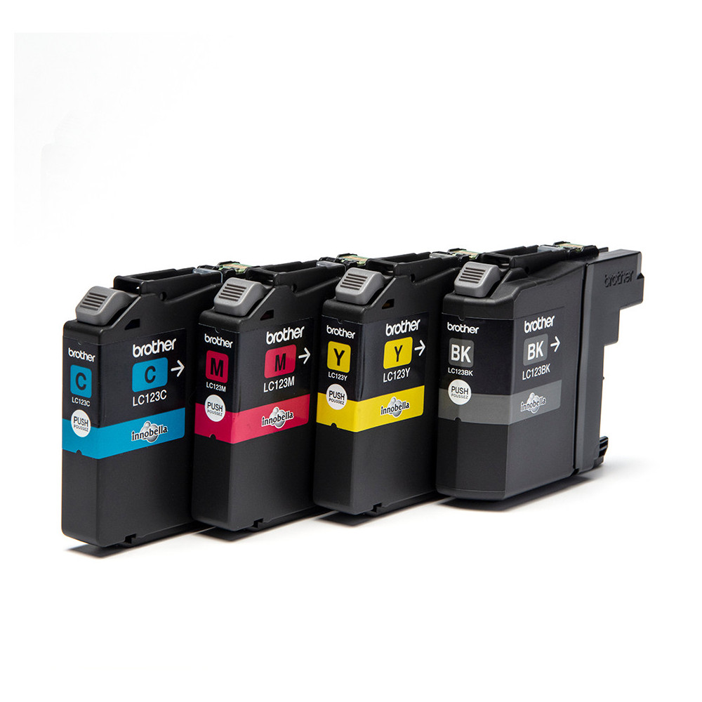 BROCO021259 Encre Brother Multipack LC123 Black + 3 couleurs