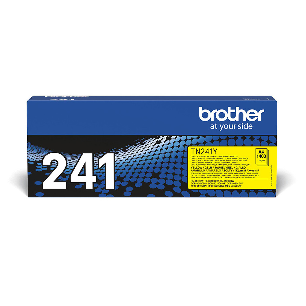 BROCO022310 Brother Toner TN-241 Yellow 1400 pages BROCO022310 Brother Toner TN-241 Yellow 1400 pages
