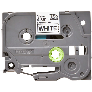 BROETI25880 TZE-221 Ruban 9mm Noir Blanc