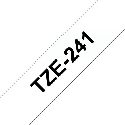 BROETI25882 DESTOCKAGE TZE-241 Ruban 18mm Noir Blanc