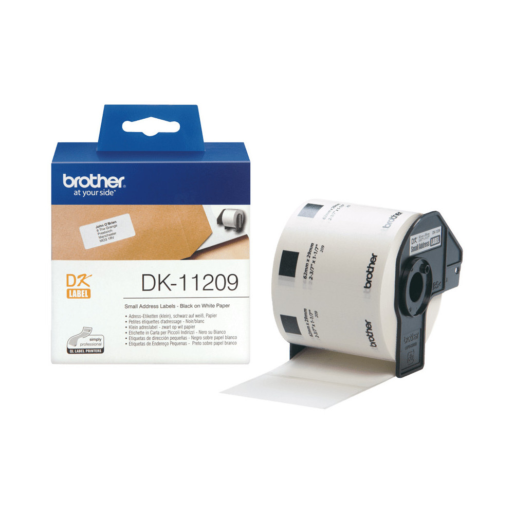 BROETI28379 BROTHER DK11209 29X62mm 800 Etiquettes BROETI28379 BROTHER DK11209 29X62mm 800 Etiquettes