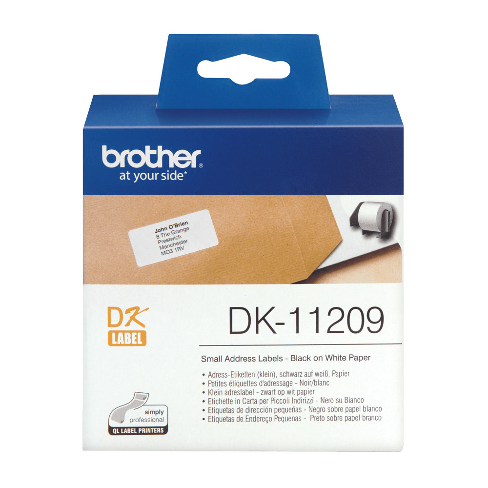 BROETI28379 BROTHER DK11209 29X62mm 800 Etiquettes