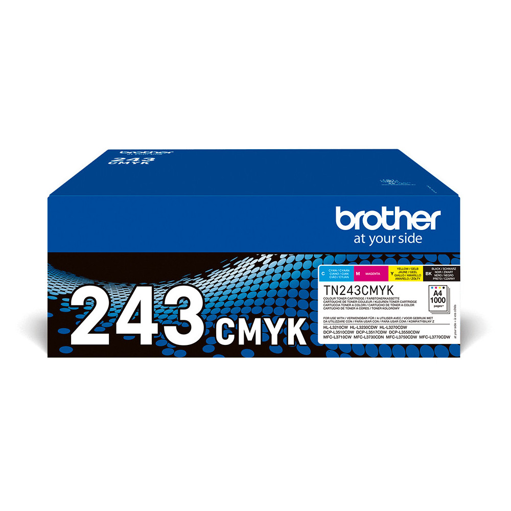 BROCO033931 Kit Toners TN-243 Black + CMY BROCO033931 Kit Toners TN-243 Black + CMY