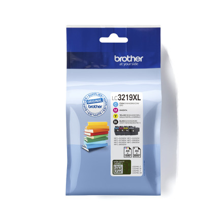 BROCO026920 Encre Brother Multipack LC-3219XLVAL Black + 3 couleurs
