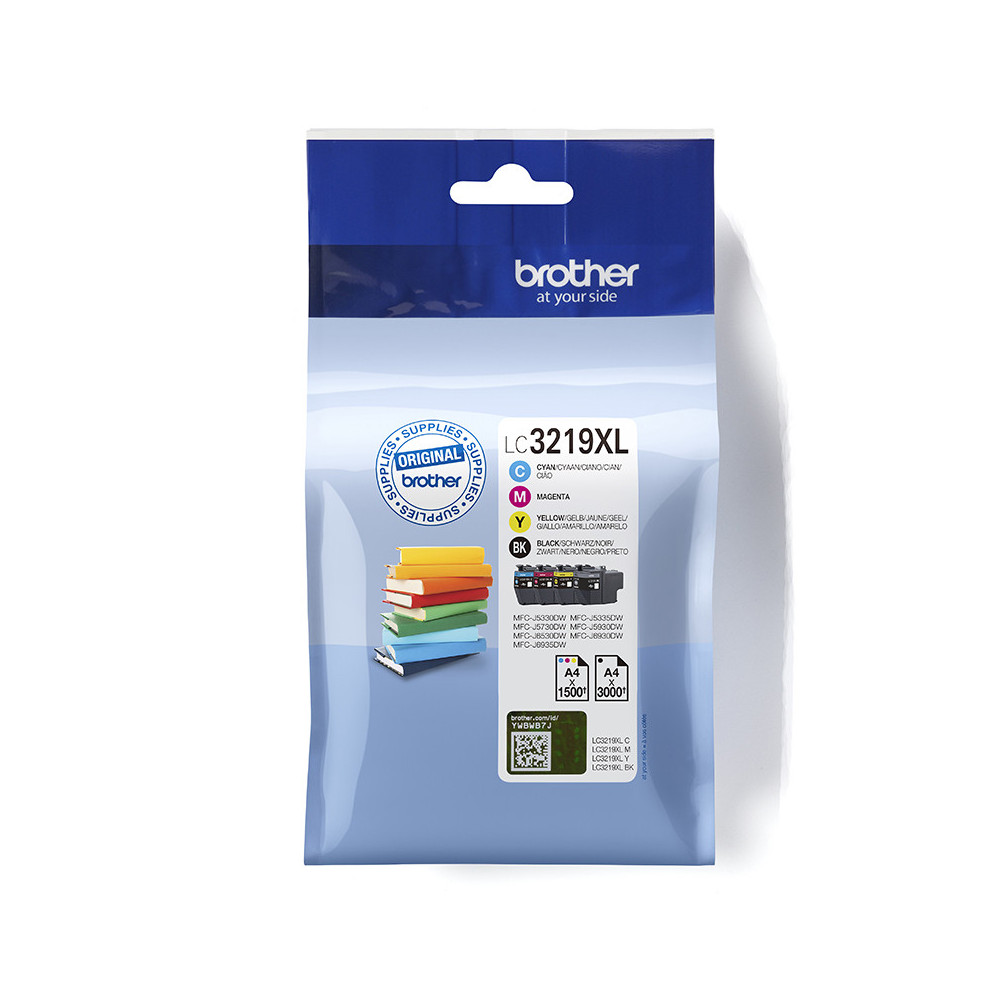 BROCO026920 Encre Brother Multipack LC-3219XLVAL Black + 3 couleurs BROCO026920 Encre Brother Multipack LC-3219XLVAL Black + 3 couleurs