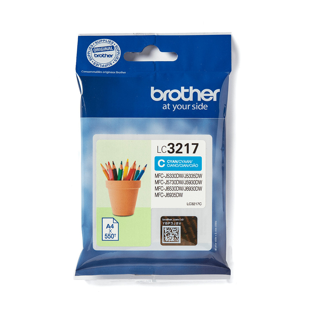 BROCO028595 Brother Encre LC-3217 Cyan BROCO028595 Brother Encre LC-3217 Cyan