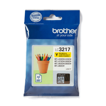 BROCO028597 Brother Encre LC-3217 Yellow