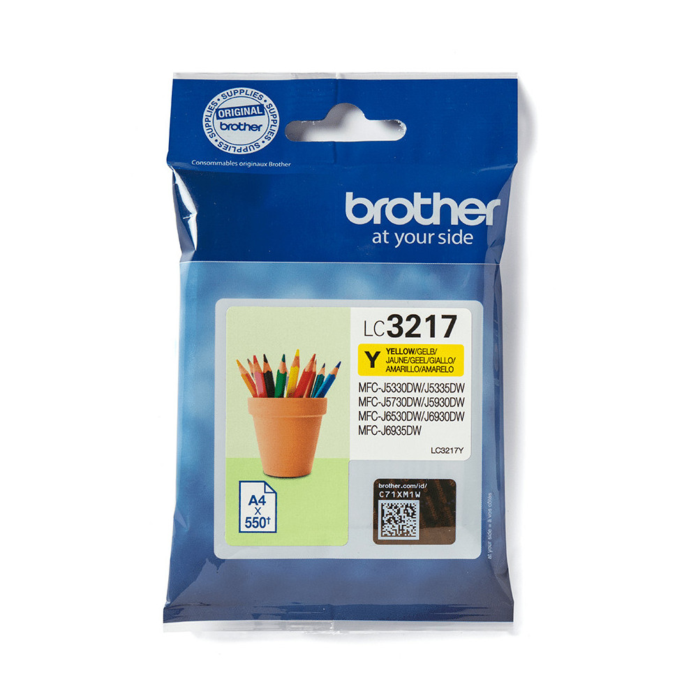 BROCO028597 Brother Encre LC-3217 Yellow BROCO028597 Brother Encre LC-3217 Yellow
