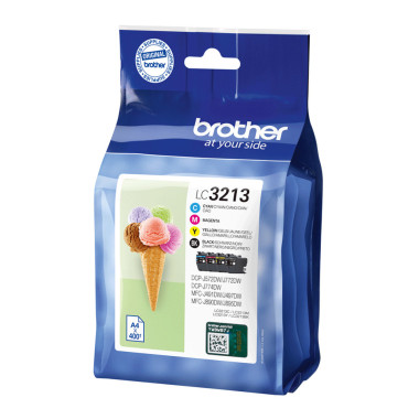 BROCO031305 Brother Multipack LC-3213XLVAL BK+3 Couleurs