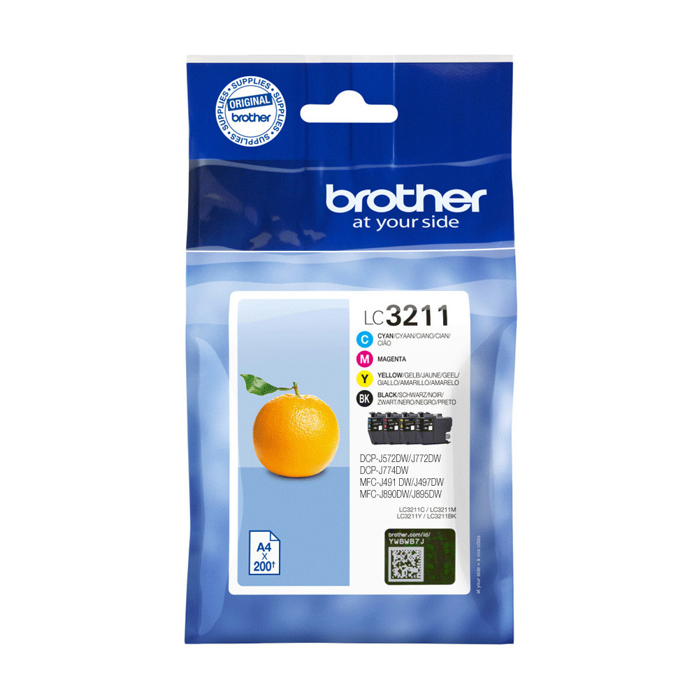 BROCO031306 Brother Multipack LC-3211VAL BK+3 Couleurs BROCO031306 Brother Multipack LC-3211VAL BK+3 Couleurs