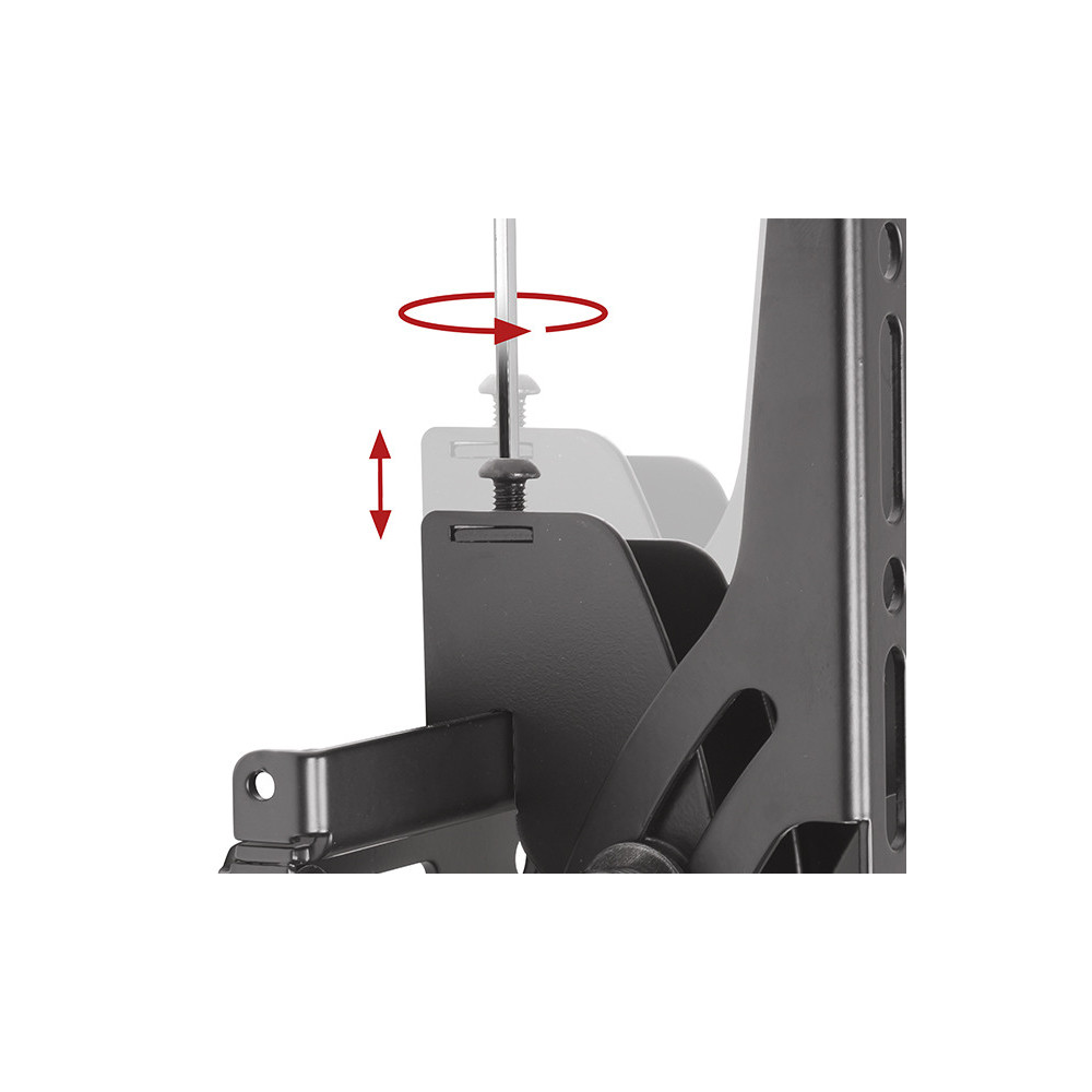 BTEEC035223 Support mural universel pour écran plat avec inclinaison (VESA 400) - Noir