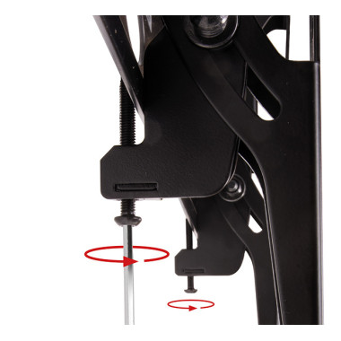 BTEEC035223 Support mural universel pour écran plat avec inclinaison (VESA 400) - Noir