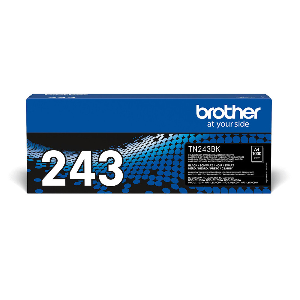 BROCO033130 Brother Toner TN-243 Noir 1000 pages BROCO033130 Brother Toner TN-243 Noir 1000 pages