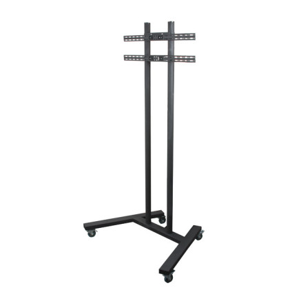 BTEEC035227 Grand chariot universel pour écrans plats   support au sol (VESA 800 x 600) - 1.8m Ø50mm Poles - Noir - Gar10ans