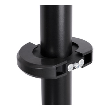 BTEEC035230 Collier accessoire en deux parties pour poteaux de Ø50mm - Noir - Gar10ans